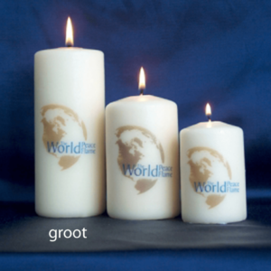 World Peace Flame kaars - Groot