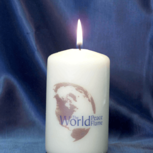 World Peace Flame kaars - medium